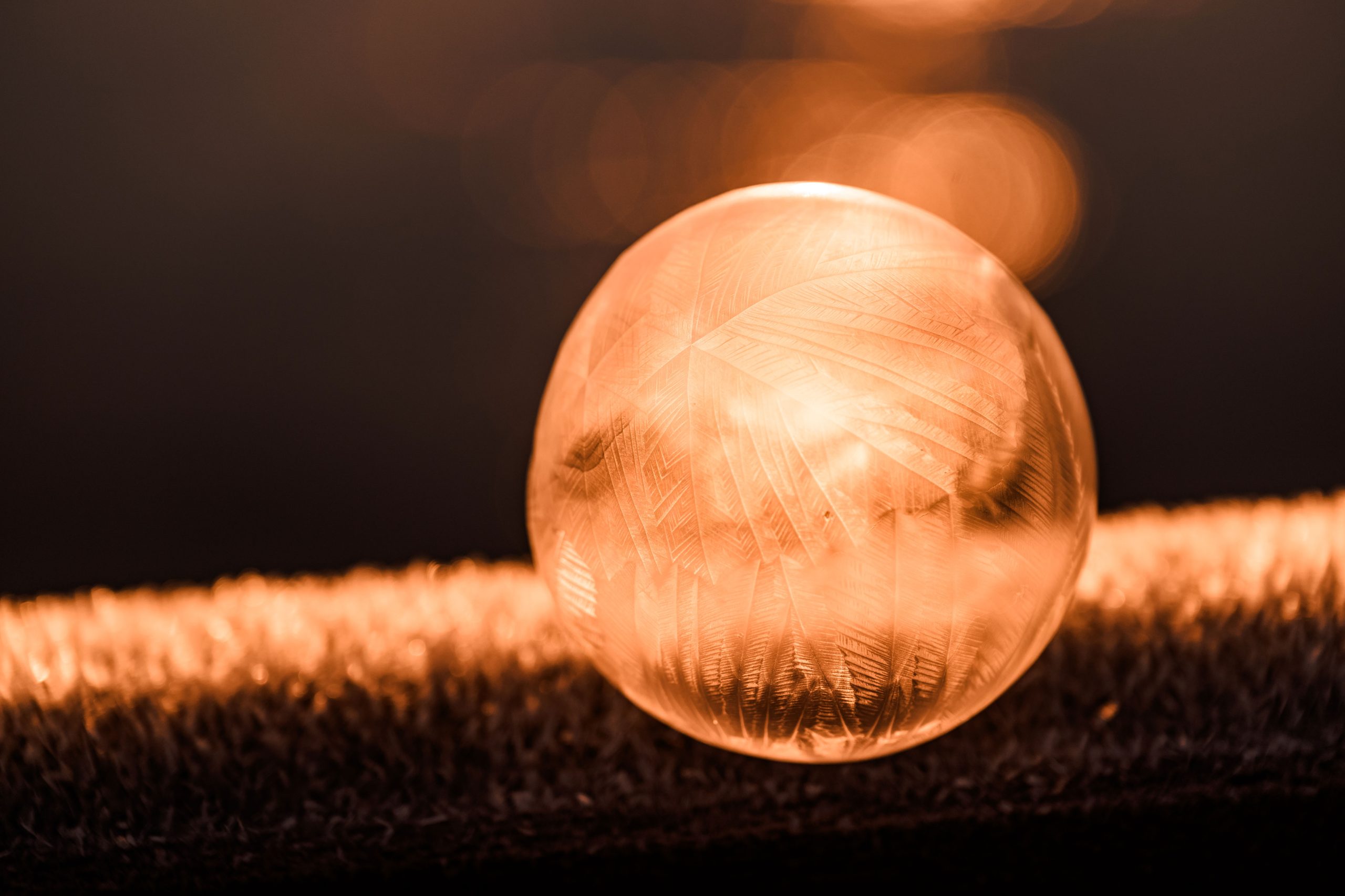 Seifenblasensonnenaufgang