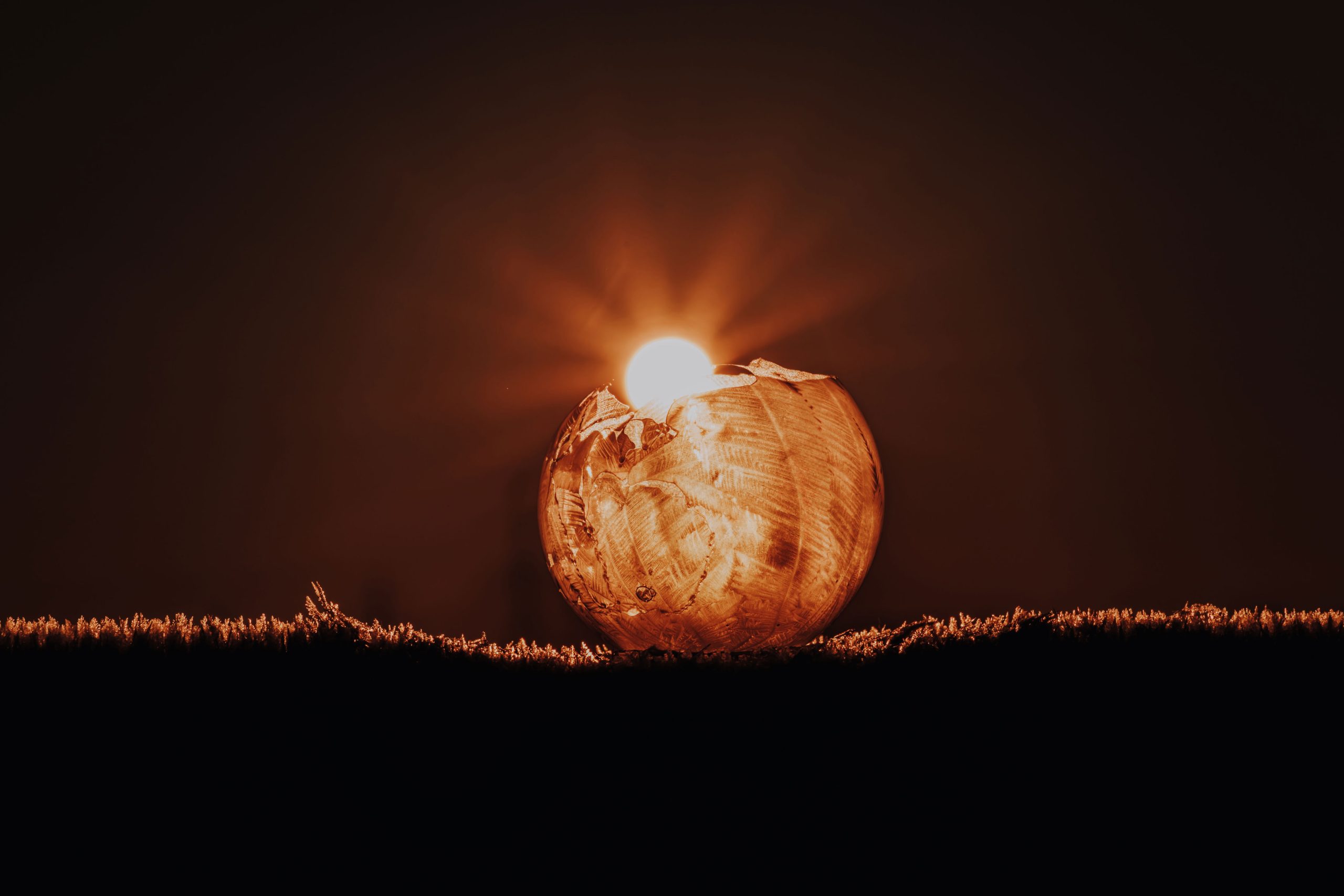 Seifenblasensonnenaufgang