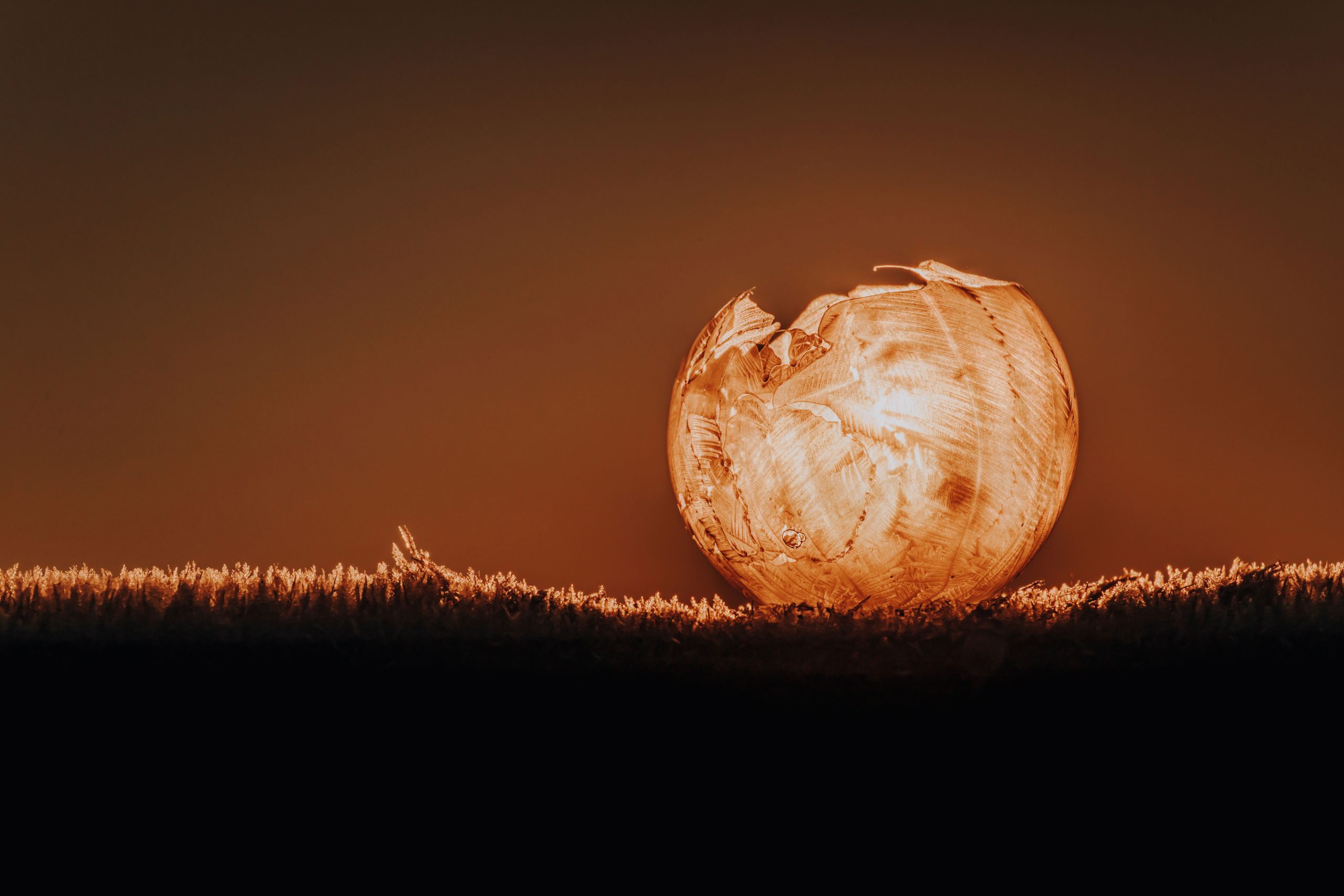 Seifenblasensonnenaufgang