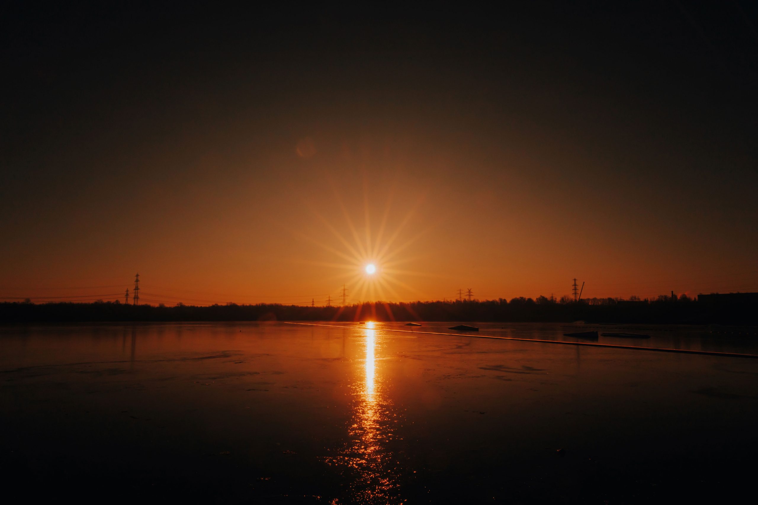 Seifenblasensonnenaufgang