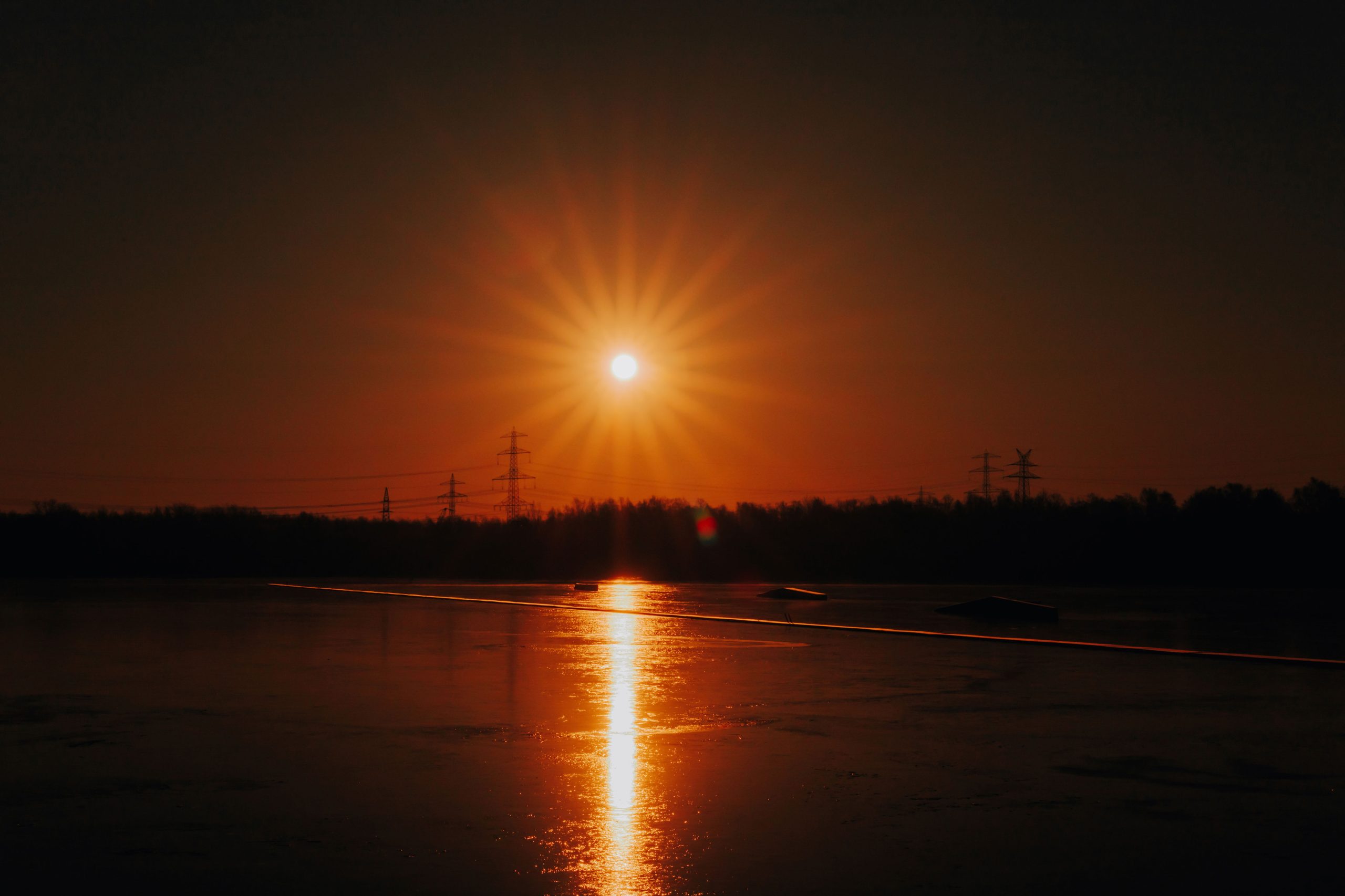 Seifenblasensonnenaufgang