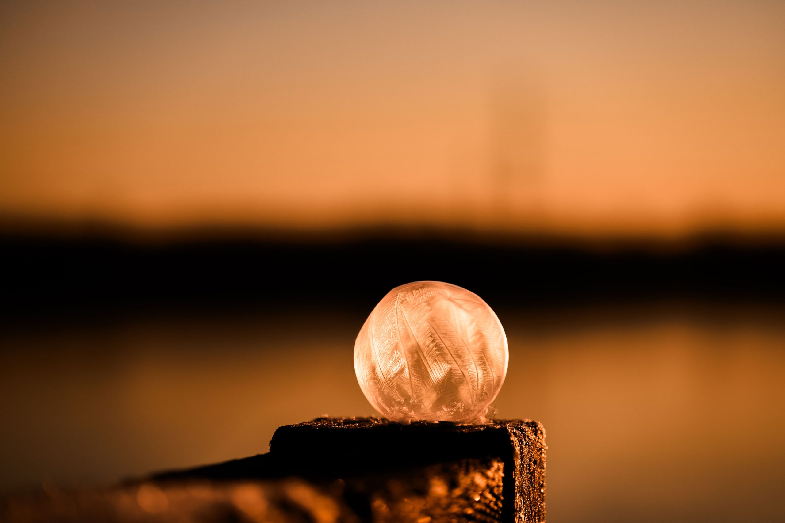 Seifenblasensonnenaufgang